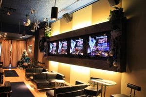 TVs in common area commercial